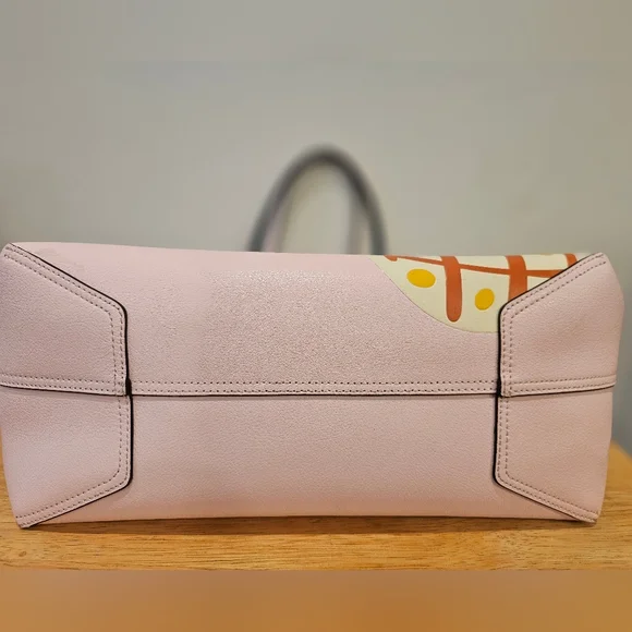 - Kate Spade Pink and Green Tote with Tropical Design - Picture 8 of 14